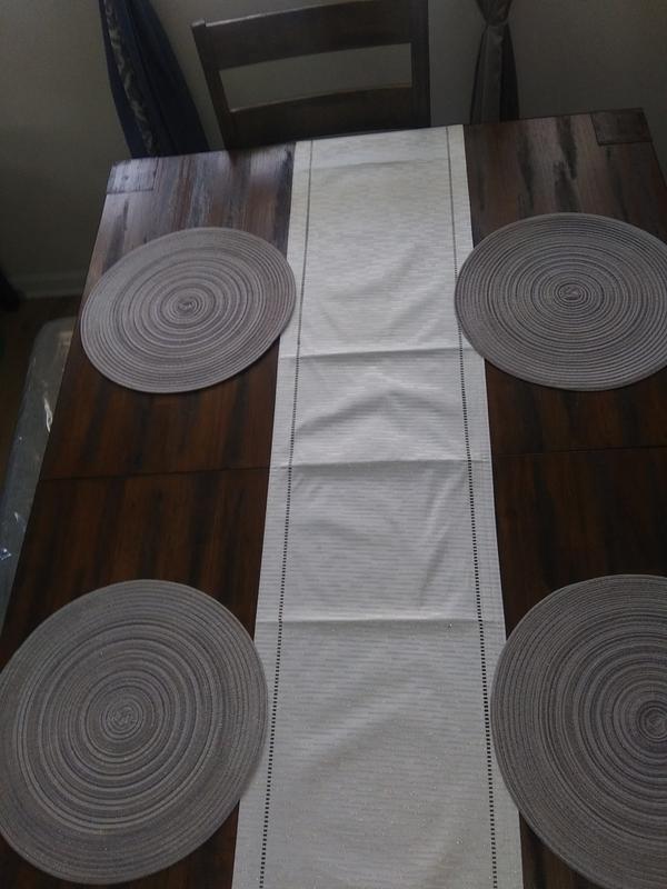 Saro Lifestyle Table Runner with Hemstitched