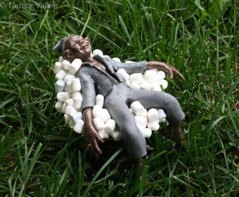 Dreamer in a cup of marshmallow