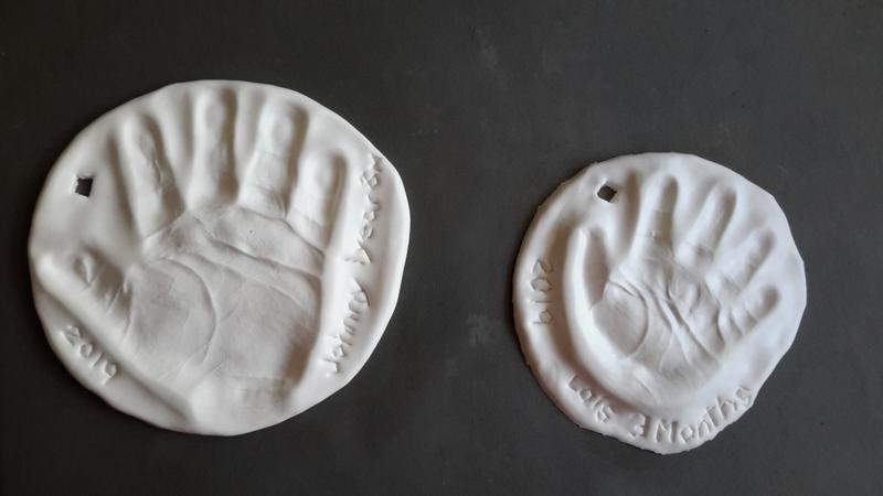 Handprints I've made with Ultra Light.
