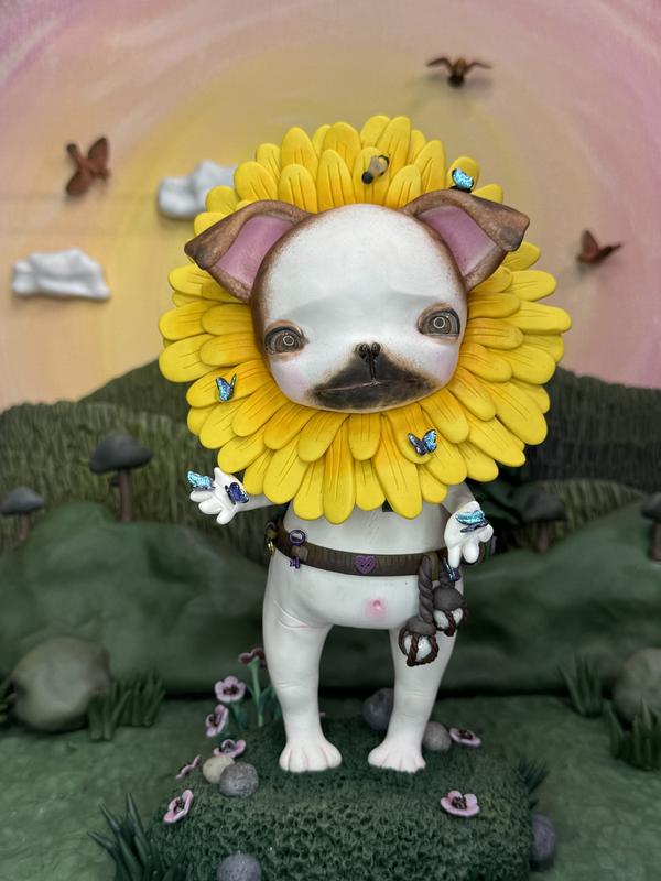Sculpture I made with Sculpey Premo Clay.