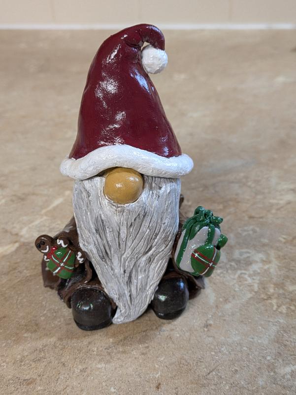 Gnome with Christmas accessories