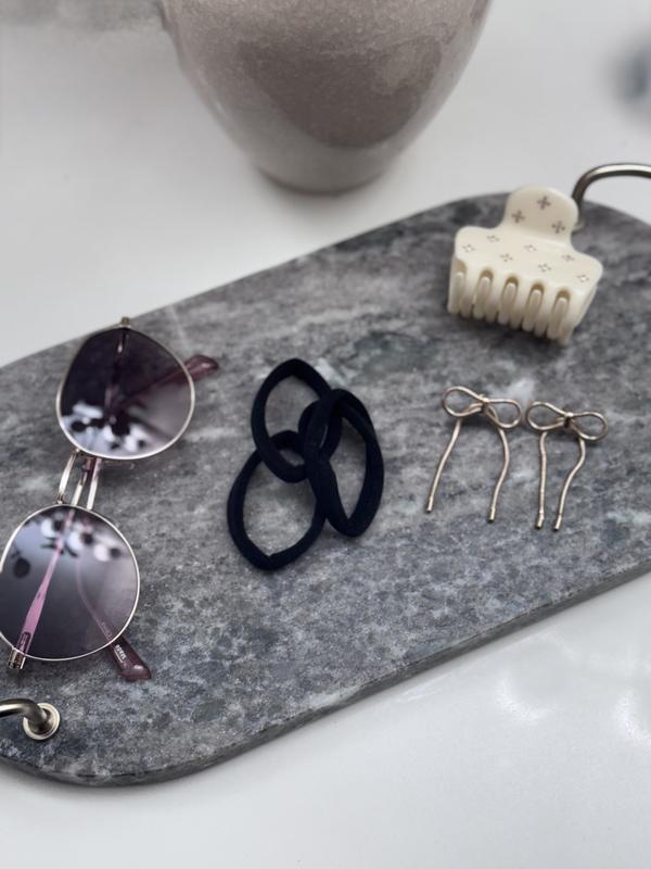 All Hair Black Hosiery Hair Tie 12pk - No Damage®