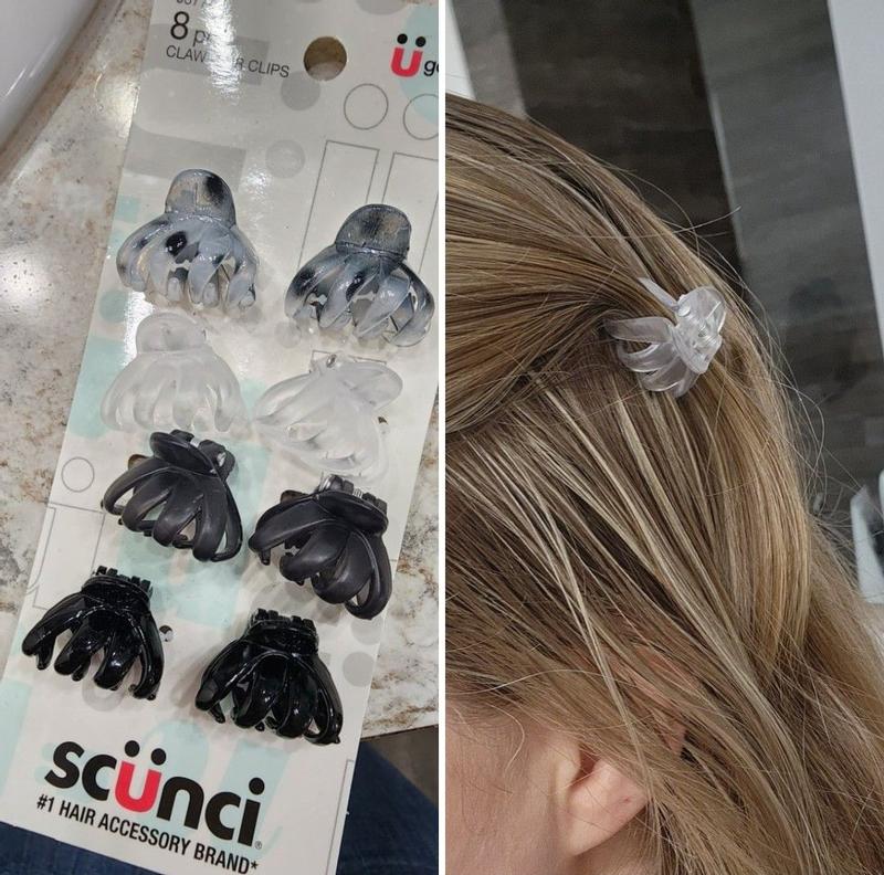No-Slip Grip® Mini Octopus Claw Hair Clips 6pk