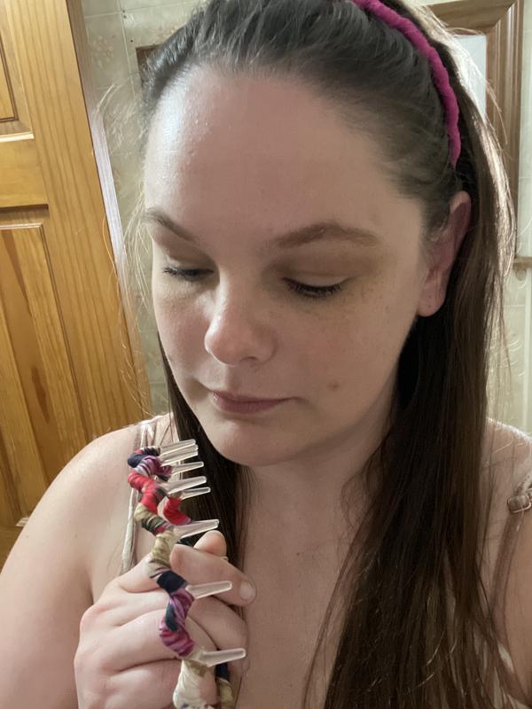 Tamera Printed Comb Headbands 2pk
