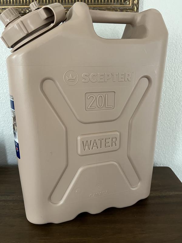 Scepter 5 GAL/20L Mil Style Water Can W520 - Blue Plastic Water