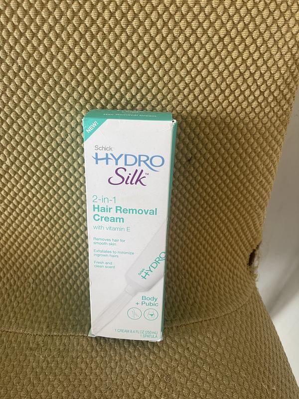 Schick Hydro Silk 2 in 1 Hair Removal Cream for Body Pubic