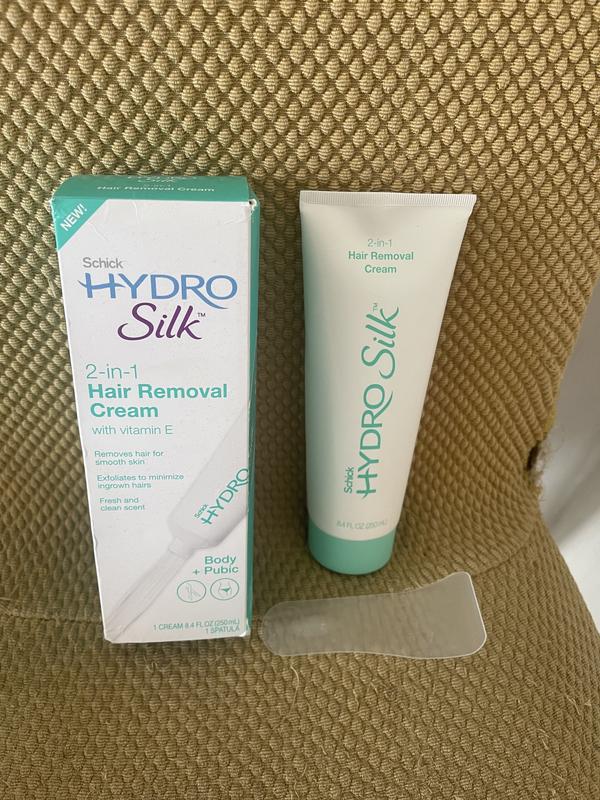 Schick Hydro Silk 2 in 1 Hair Removal Cream for Body Pubic