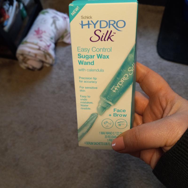 Schick Hydro Silk Easy Control Sugar Wax Wand for Face + Brow