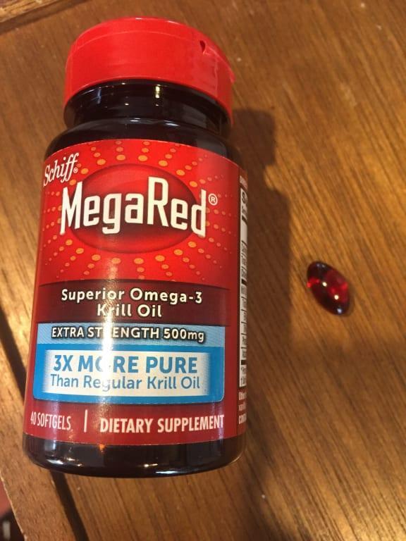 MegaRed Omega 3 Superior Krill Oil Softgels Schiff Vitamins