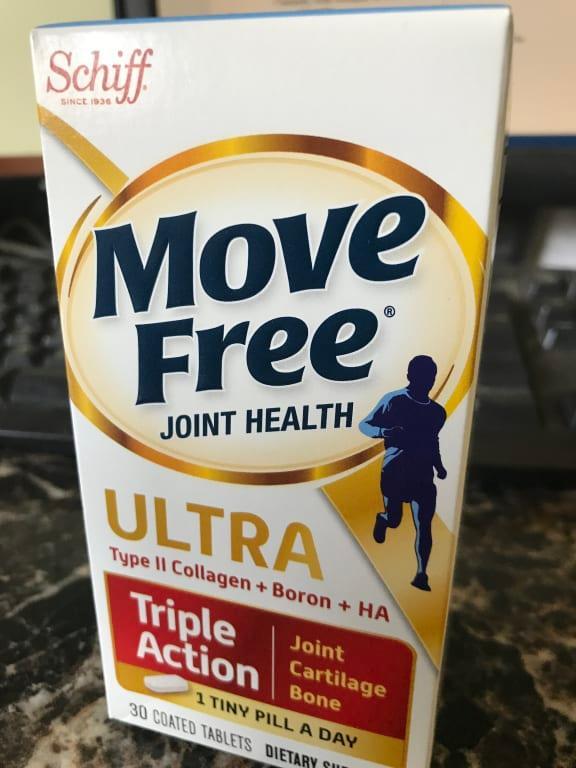 Move Free Ultra Type II Collagen + Boron + HA, Coated Tablets - 37 tablets