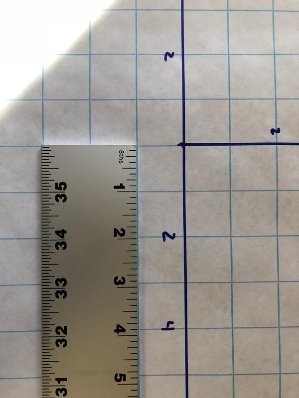 Kids teens at home 34 1 2 in x 200 ft pacon paper grid roll with 1 