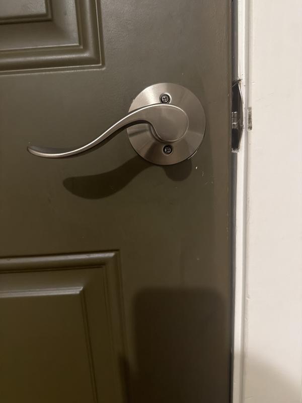 Schlage Sacramento Satin Nickel Interior Hall/Closet Passage Door