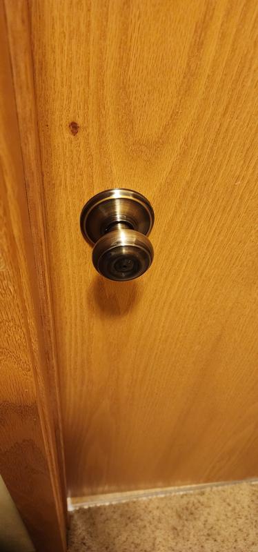 Bathroom door knob