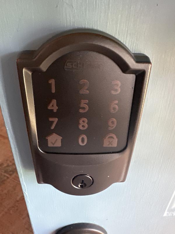 Shop Schlage Encode Camelot Aged Bronze Smart Electronic Deadbolt