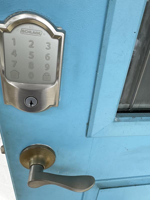Front door lock installed!