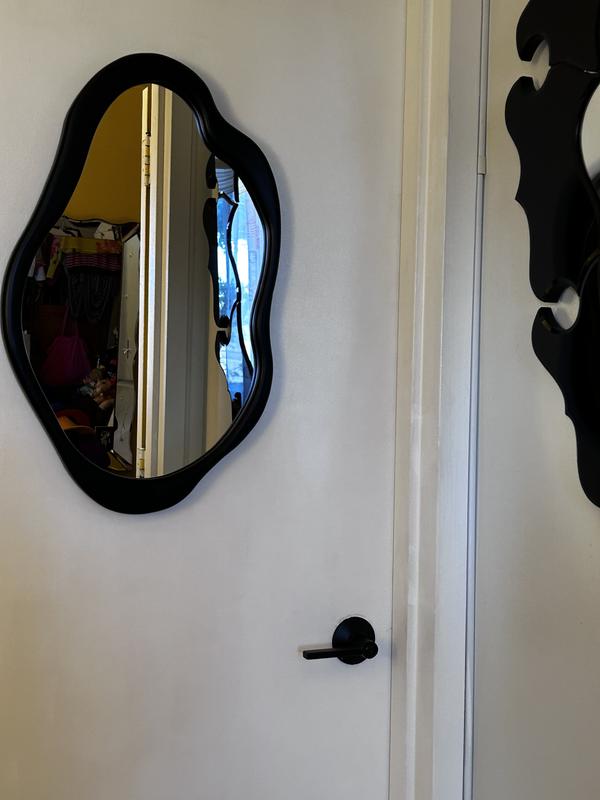 Latitude Lever Bathroom Door Matte Black