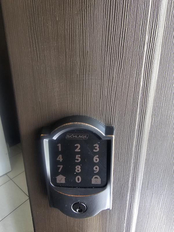 Shop Schlage Encode Camelot Aged Bronze Smart Electronic Deadbolt