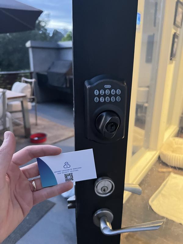 From the outside, after a fresh installation.