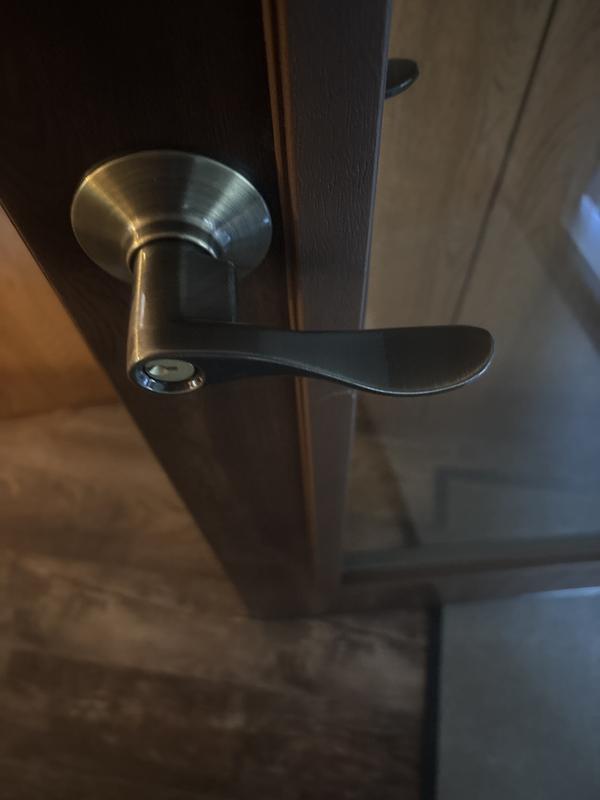 Schlage Accent Satin Nickel Keyed Entry Door Handle F51A ACC 619