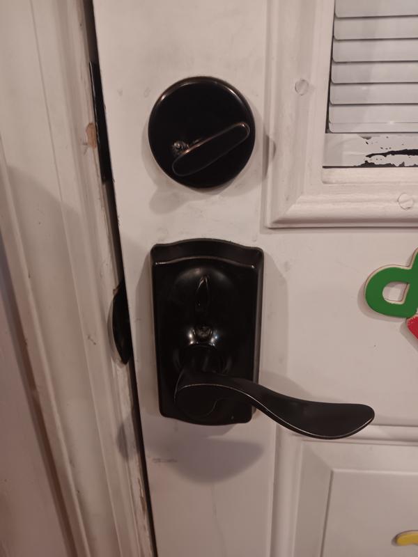 My new combo door lock from Home Depot