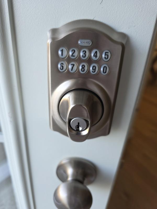 Tapis de clavier SCHLAGE Fe595 CAM 622 ACC Camelot entrée et