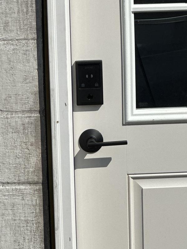 Schlage Encode Plus with Latitude door handles
