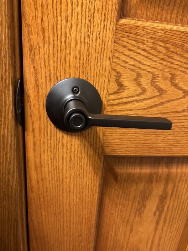 New Lattitude Lever for bathroom with lock set.