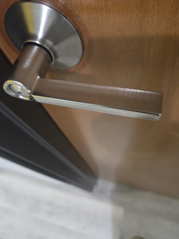 Schlage Latitude Satin Nickel Universal Interior/Exterior Hall