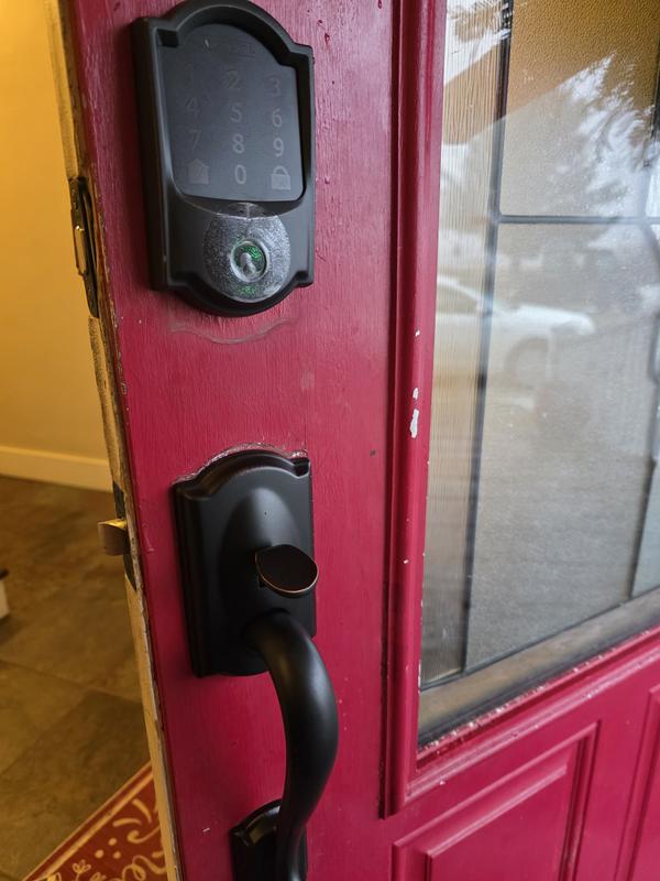 New lock and door handle