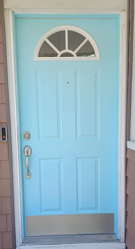 New door color new handset nickel finish