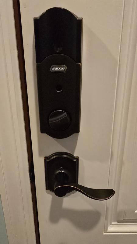 Connect™ Smart Deadbolt with alarm with Camelot Trim, Z-Wave