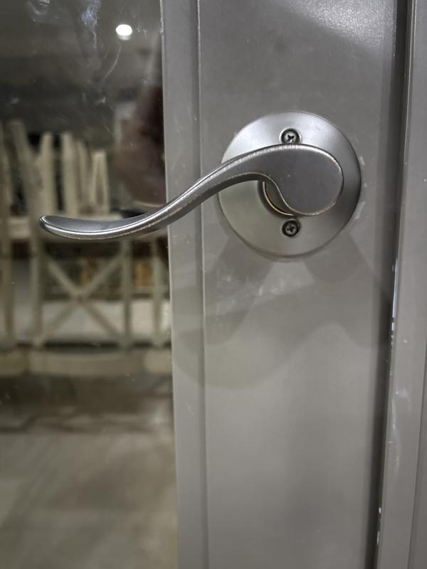 Schlage Accent Satin Nickel Left-handed Interior Hall/Closet Dummy
