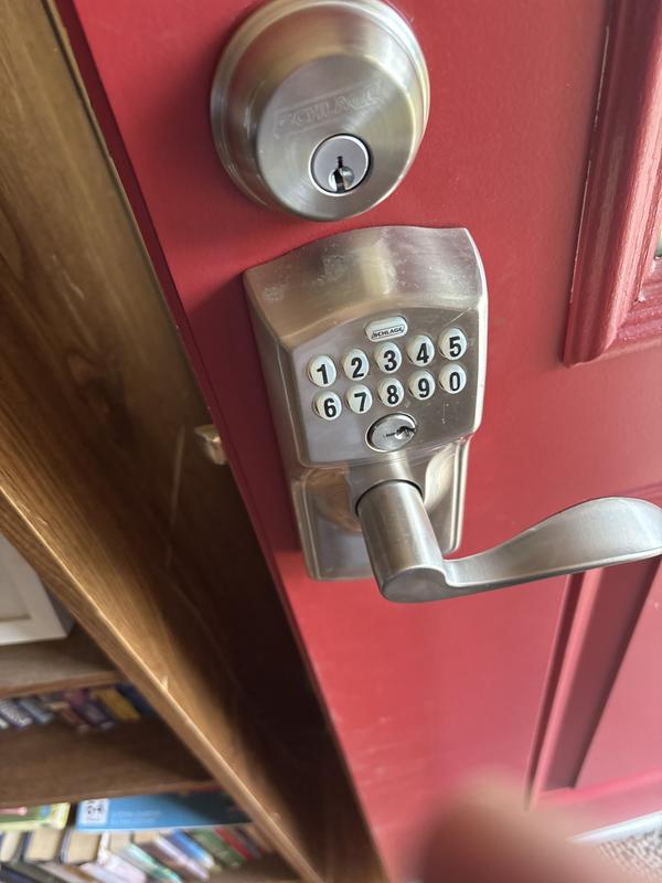 New deadbolt