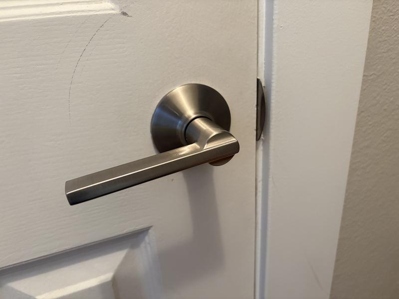 Schlage Latitude Satin Nickel Universal Interior/Exterior Hall