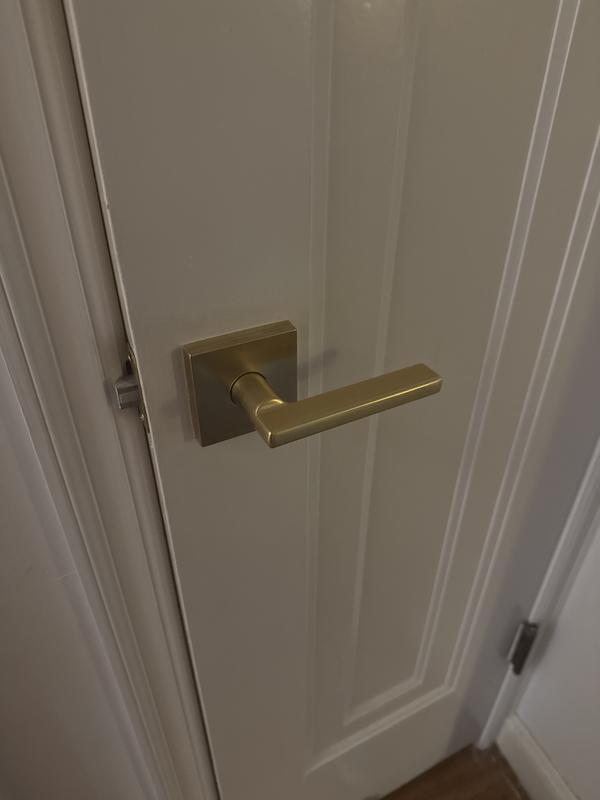 Schlage Latitude F10-LAT-COL Passage Lever Set Polished Brass in the ...