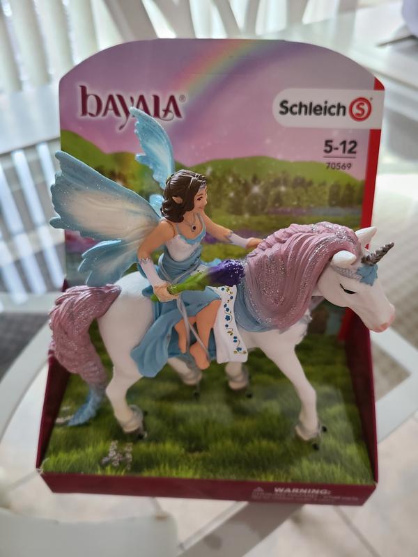 Schleich Bayala 70569 Fairy Eyela With Princess Unicorn for sale online 