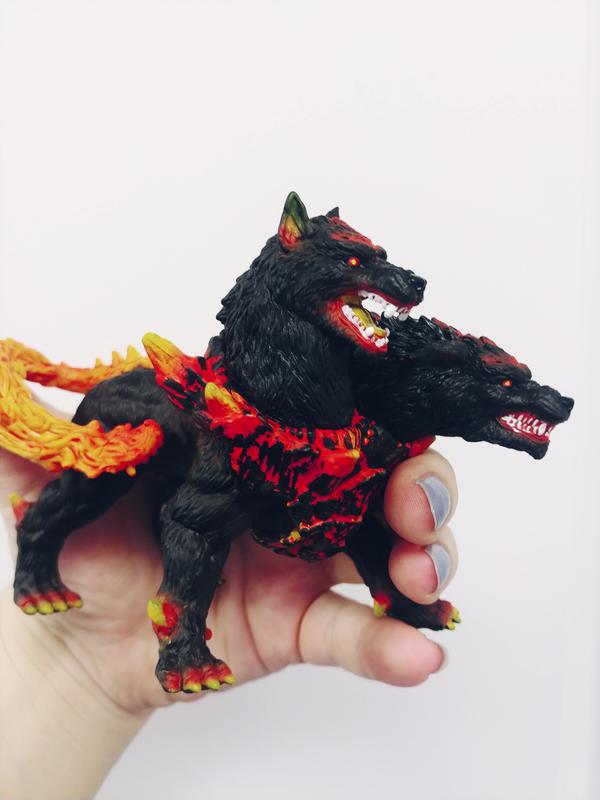 NEW Schleich Eldrador Creatures HELLHOUND plastic toy scary hell dog animal 