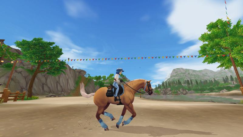 look at the dog in the saddle pad.