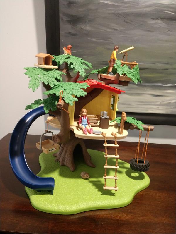 Schleich 42408 Farm World Adventure Playset Tree House Set for sale online 