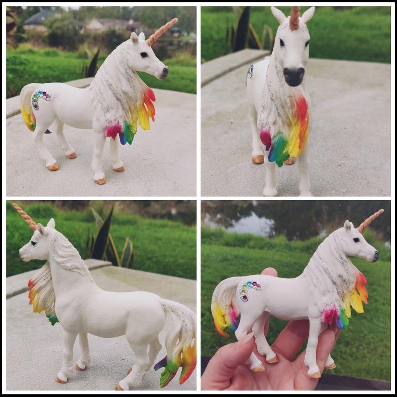 Multicolor Schleich Decorated Unicorn Mare Toy 