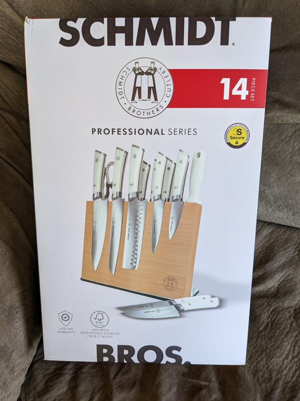 Schmidt Brothers Cutlery 14 Pc Professional Series Knife Block Set