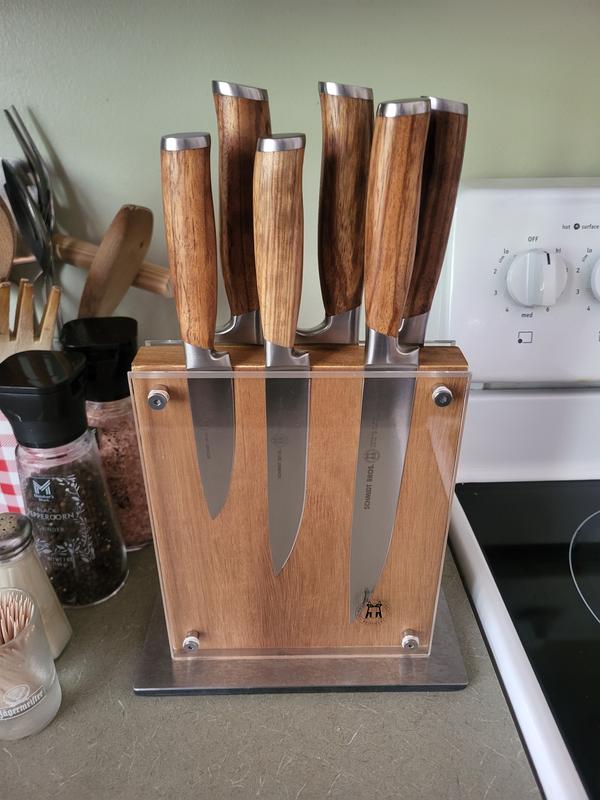 Schmidt Brothers - Zebra Wood, 15-Piece Knife Set, High-Carbon
