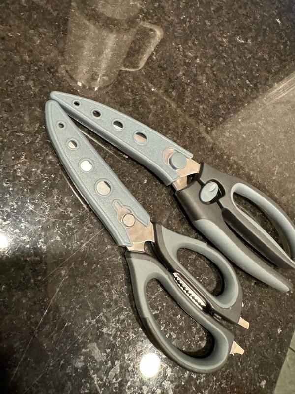 Schmidt Bros Cutlery Gridiron 7pc Knife Block Set Silver/Gray Wash