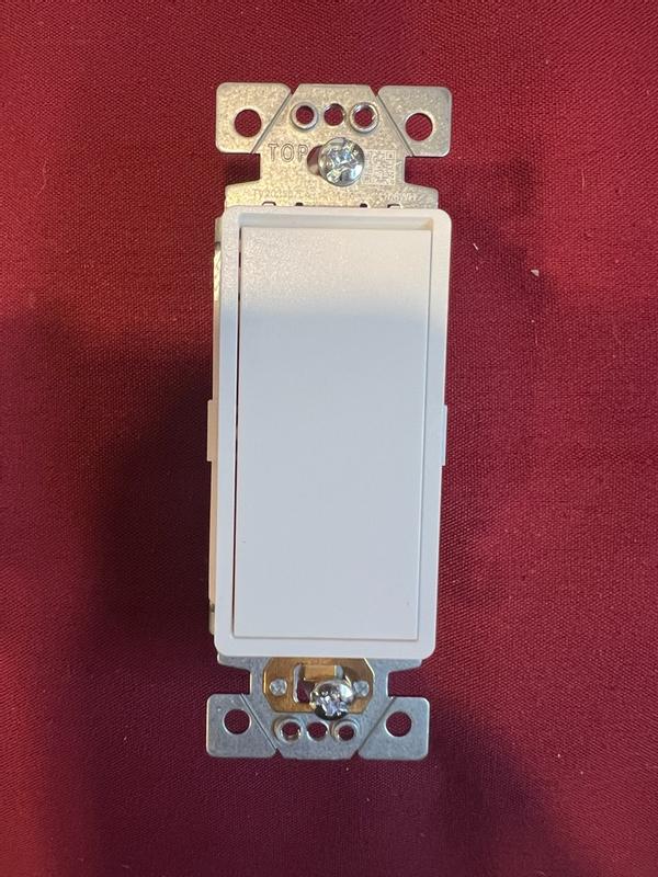 Square D X Series 15 Amp Single-Pole Momentary Rocker Switch
