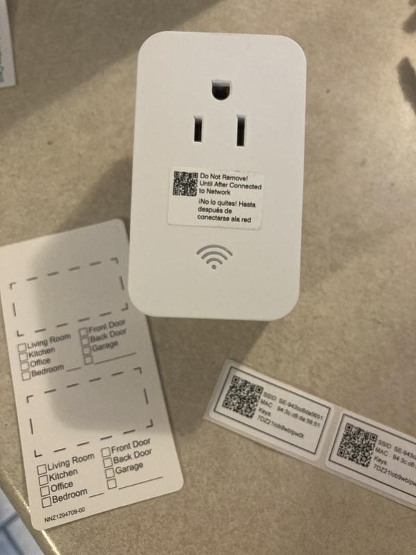 Starfish S11269 WiFi Smart Plug 120V Outlet 10 Amp Mini Square (Set of 2)