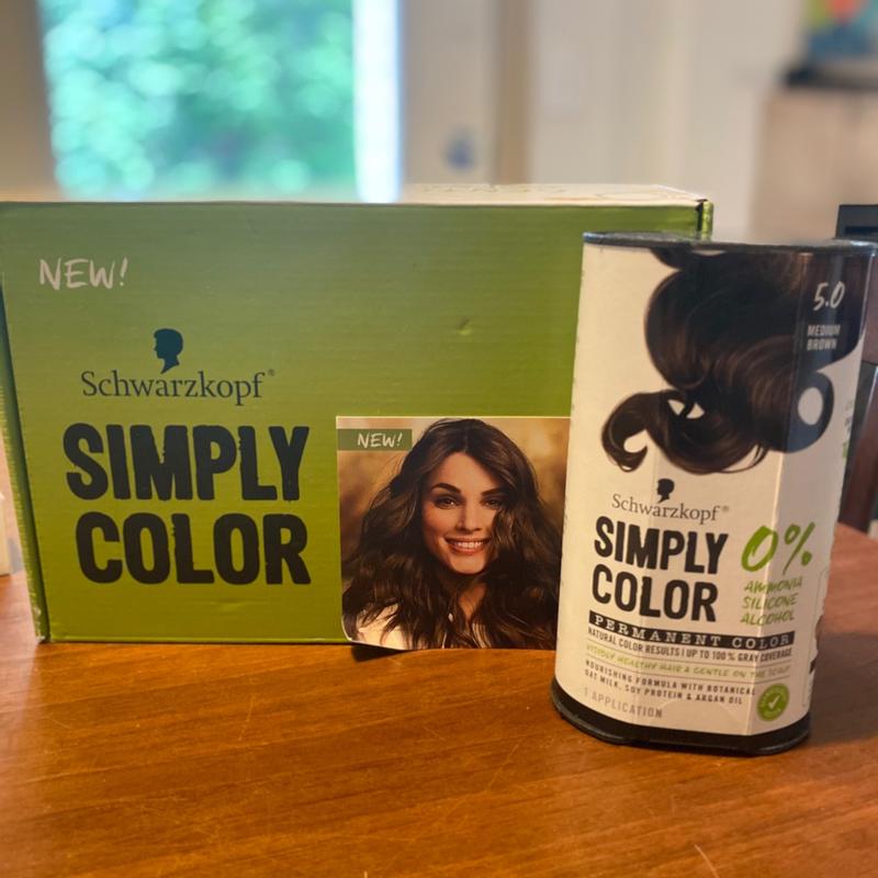  Schwarzkopf Simply Color Permanent Hair Color, 5.65 Truffle  Brown : Everything Else