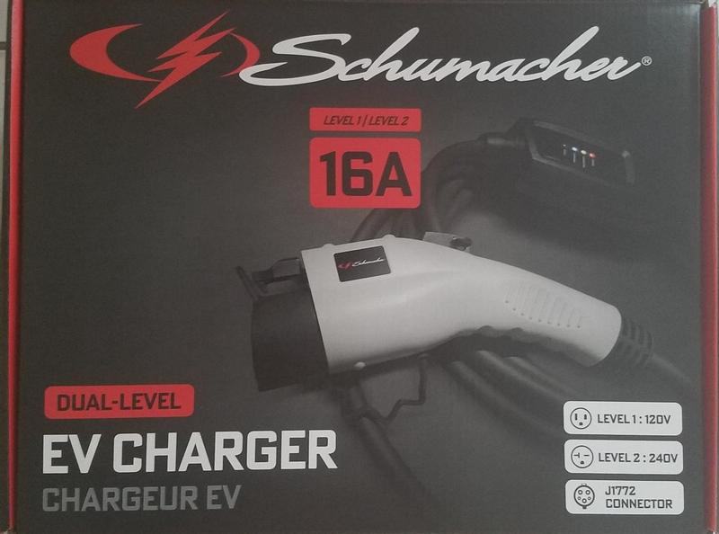Schumacher Electric SC1455 Level 2 Portable EV Charger - up to 16A