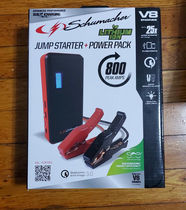 schumacher battery jumper pack