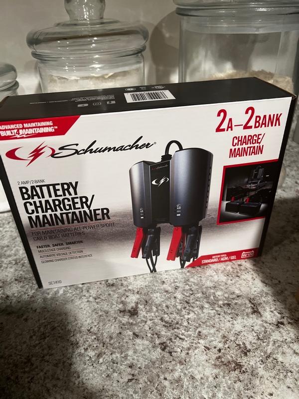 Popular Schumacher SC1410 Battery Charger/Maintainer 2AMP/2BANK