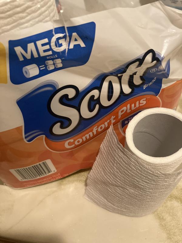 Scott 12-Pack Comfort Plus Mega Roll Toilet Paper - 54245